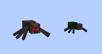 Spider and Cave Spider (Custom Models Disabled)
