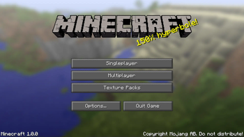 Main Menu