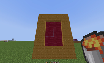 Red portal with igniter