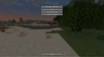 Move Server To Folder.
