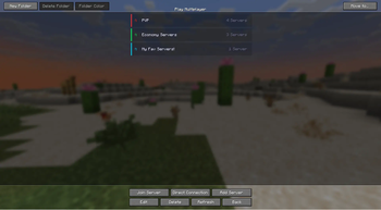What a clean and tidy server list..