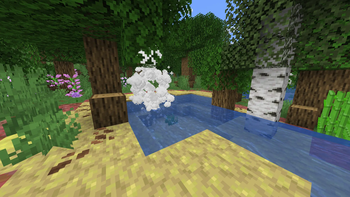Sulphur Pool erupting