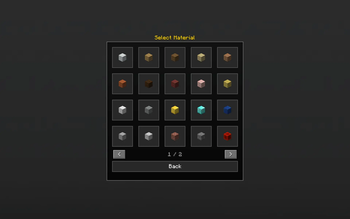 Material Menu