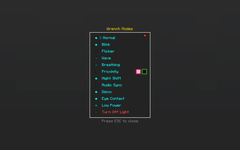 Wrench Menu