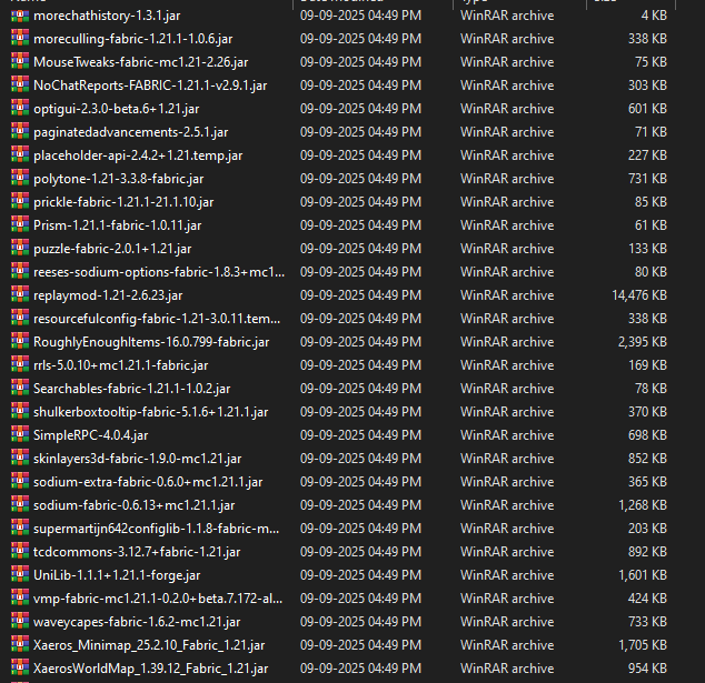 Mods List