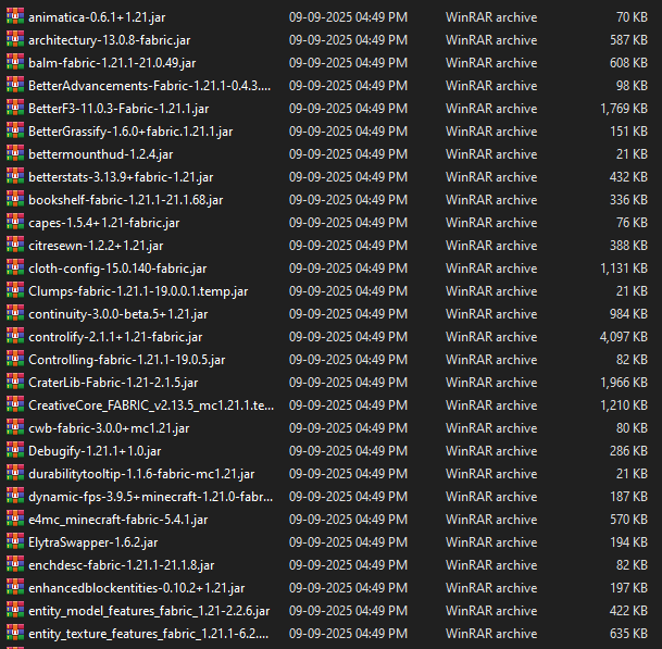 Mods List