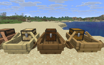 Oak, Spruce, Birch