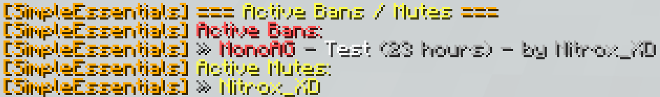 Banlist Command