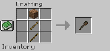dirt shovel craft