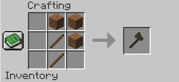 dirt axe craft