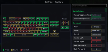 Controls Menu