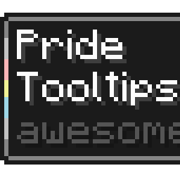 Demiflux Pride Flag Tooltip (Frame-only 7-Color Turned)