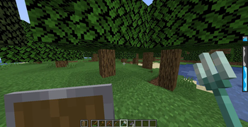 demonstrating the overlay