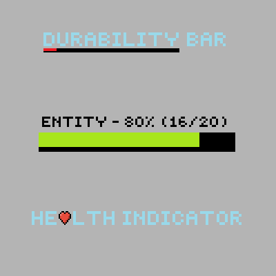 Durability Bar Entity Health Indicator