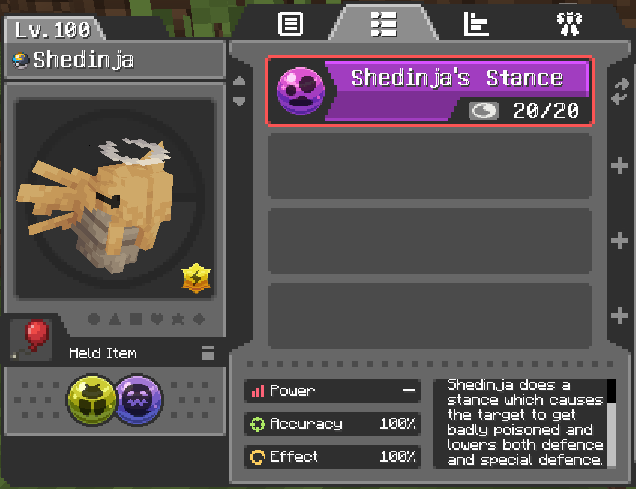 Shedinja's Stance