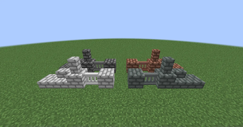 New Pavement Blocks and Fences