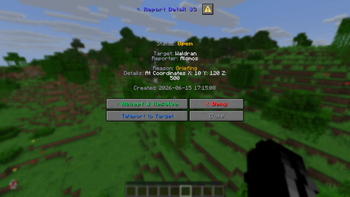 Resolve Dialog