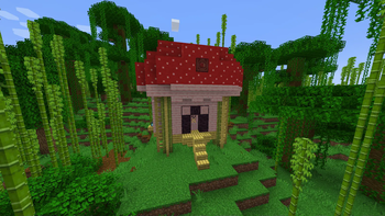 Mushroom house.