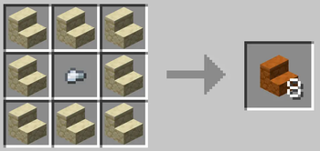 Craftable Red Sand Blocks