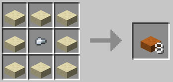 Craftable Red Sand Blocks
