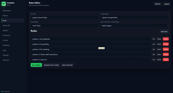 Rules Page