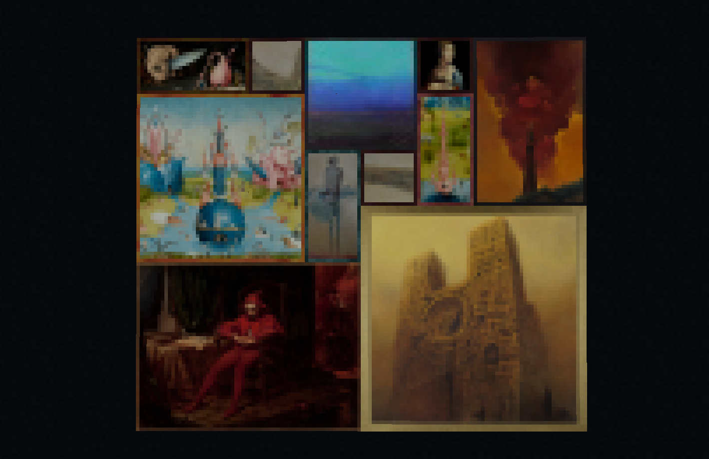 Few of paintings added by mod