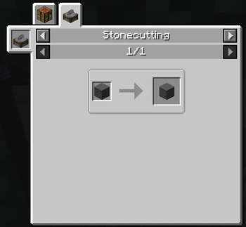 Stonecutting recipe without duplicate recipe with datapack