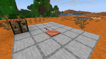 Block when placed