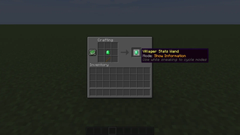 Wand crafting recipe