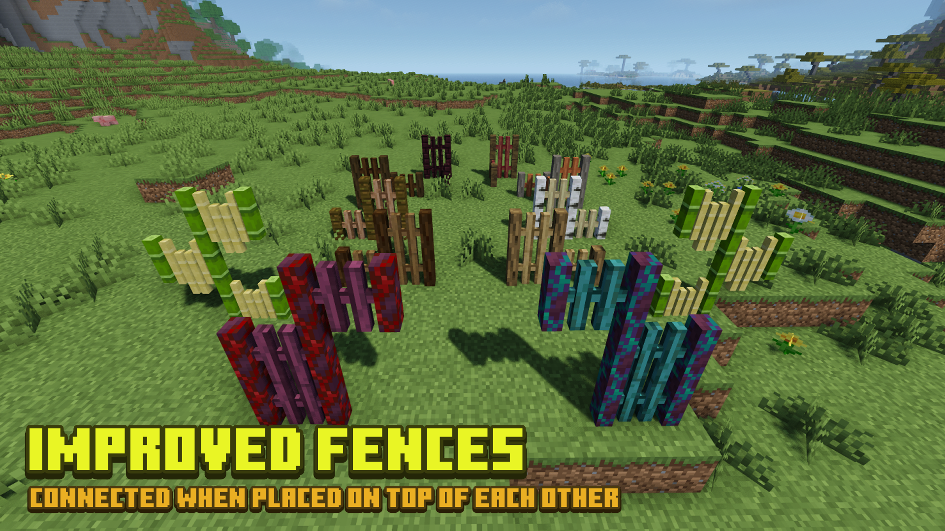 Better Blocks Minecraft Mod  More Gates, New Fences, Improved