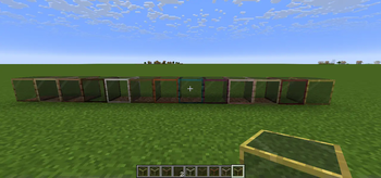 tinted framed glass