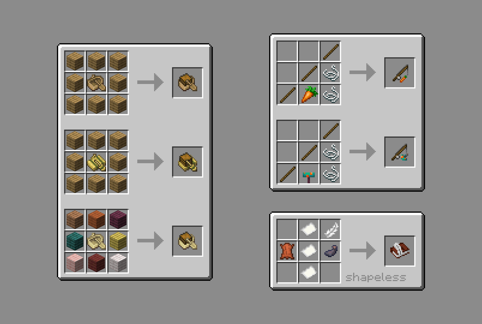 Alternative recipes