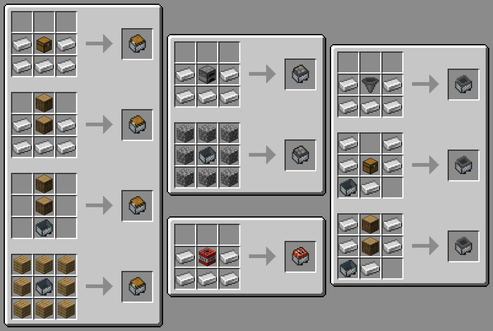 Alternative recipes