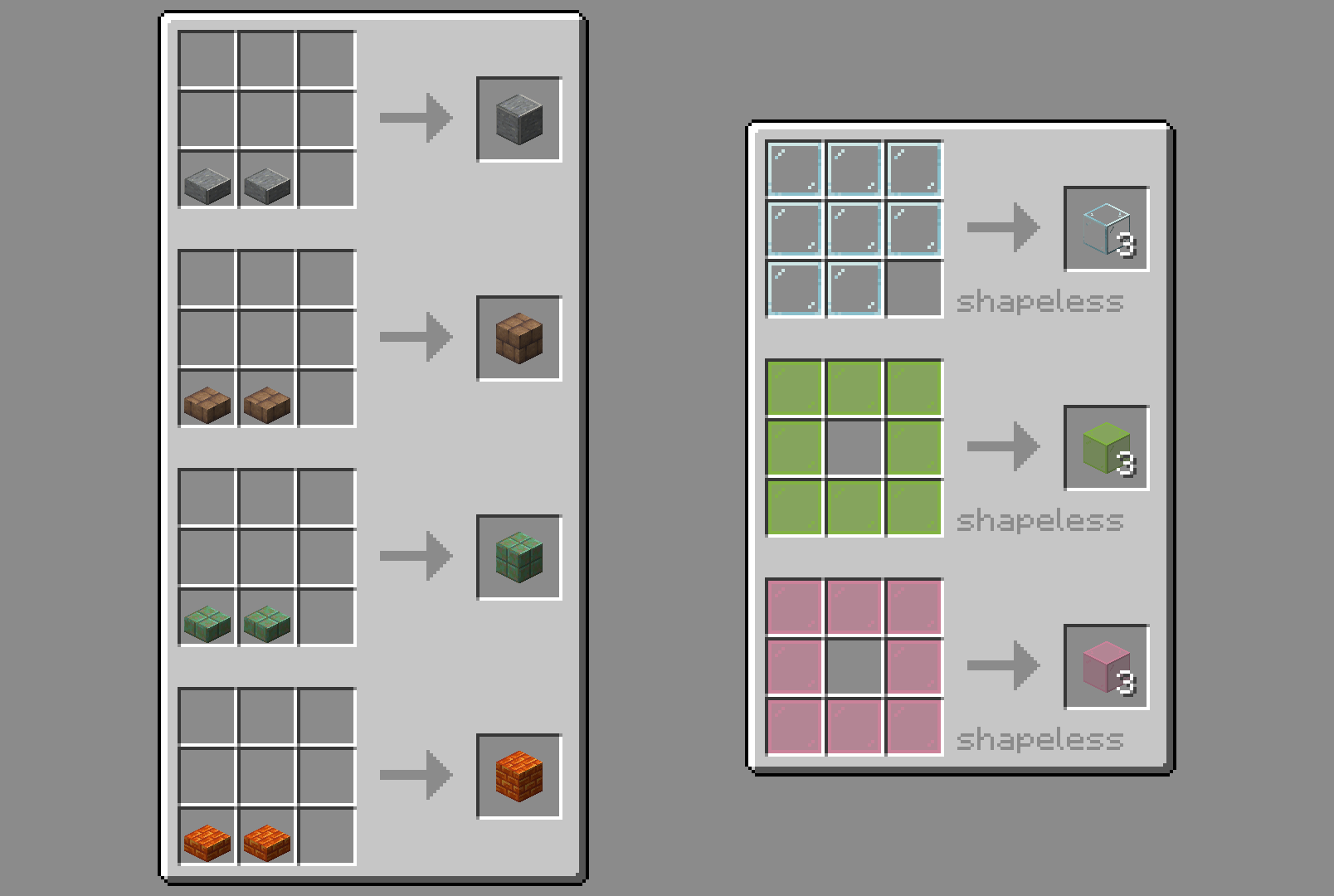 Restore recipes