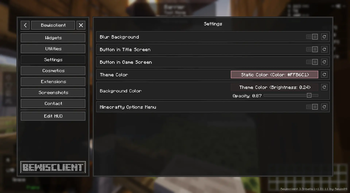 Options Menu (minecrafty)