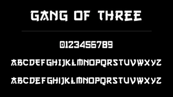Gang Of Three Font