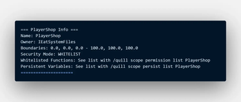 Scope Info