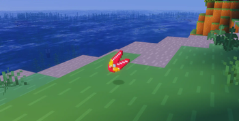 Ingame Picture Of The Retextured Bow Dropped On The Ground