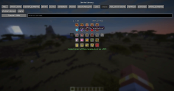 Sprite library — screenshot 2