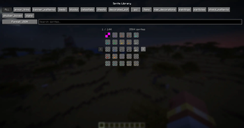 Sprite library — screenshot 1