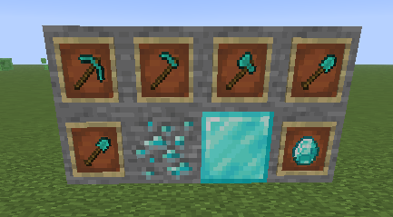 The prank diamond items.