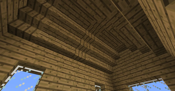 You can make simple roof support texture like that!