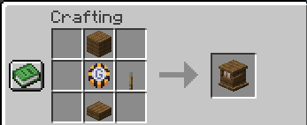 Slot machine crafting recipe