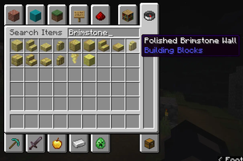 Polished Brimstone Wall