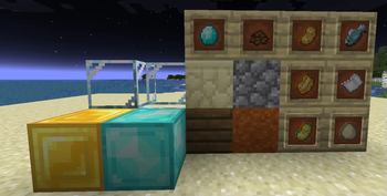 items and blocks