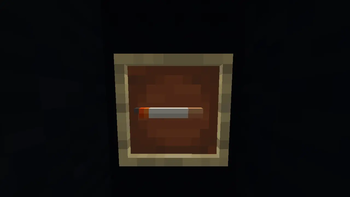 Lit cigarette