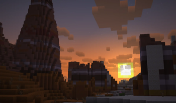 Badlands Sunset