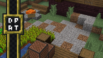 Path in a taiga with the resource pack