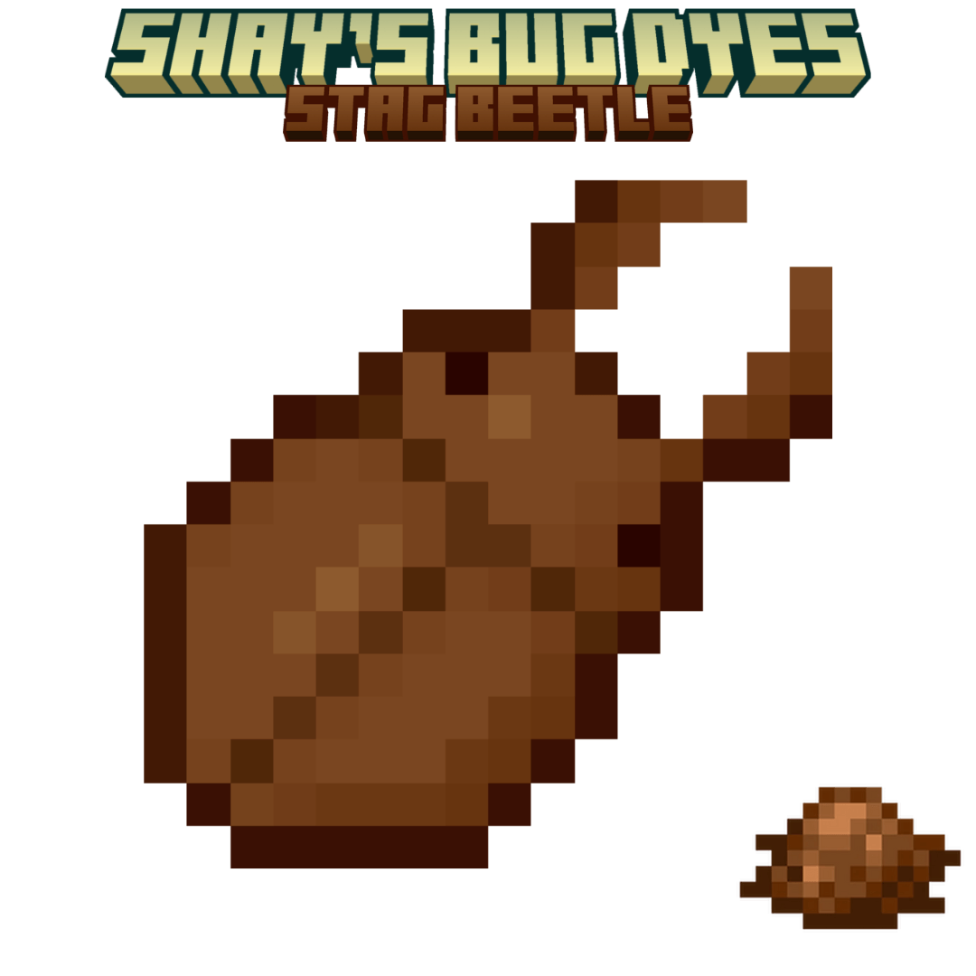 brown dye / stag beetle