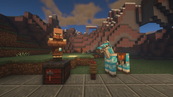 Diamond horse armor & villager rank